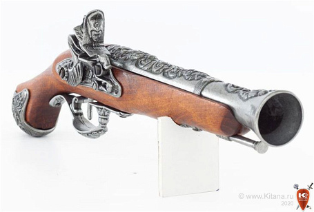 Пистолет кремневый (Англия, XVIII в.)