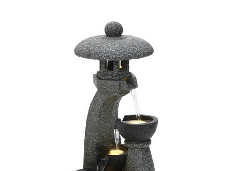 Фонтан для дачи и сада "Иси-Торо" с подсветкой 