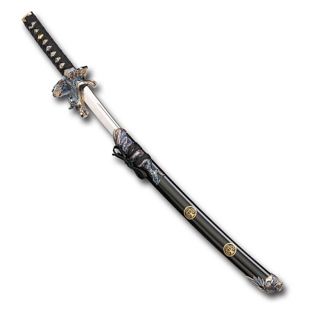 Вакидзаси "Дракон пожирающий змею"