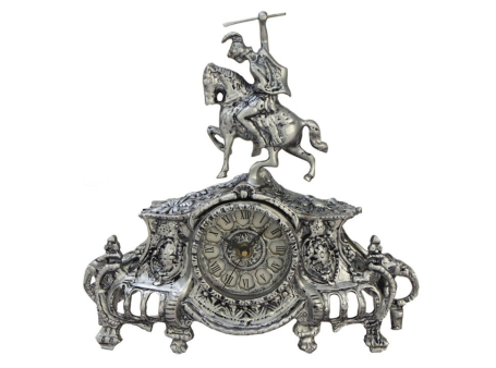 Часы каминные "Коша", серебро