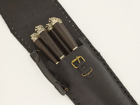 Шампуры "Лев" (6 шт.) в колчане (VIP)