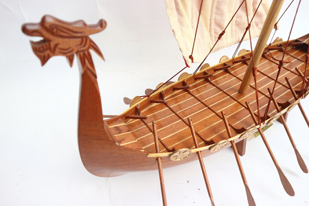 Модель парусника "Дракар викингов" Скандинавия, 60 см