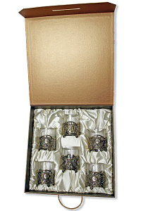 Набор из 6-ти бокалов виски "Юбилейный. 70 лет"