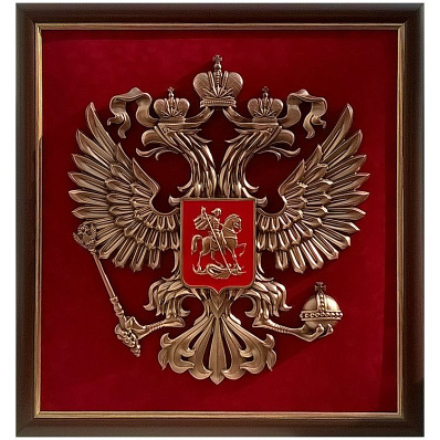 Панно "Герб России" 61х56 см