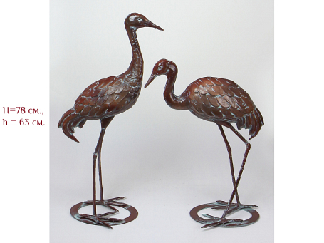 Фигуры садовые Цапли (пара)
