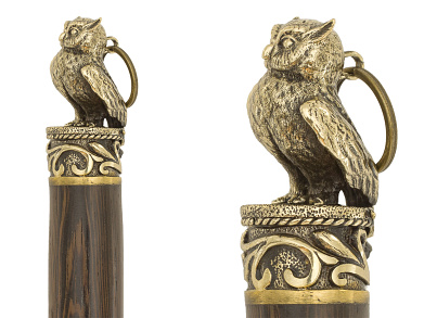 Ложка для обуви "Сова" (72см.) в подарочном футляре