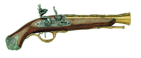 Пистолет кремневый (Англия, XVIII в.)
