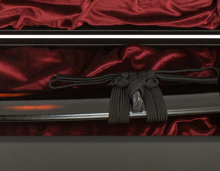 Катана, меч самурайский "Акебоно" в подарочном футляре