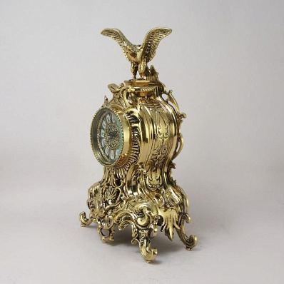 Часы каминные "Дон Жуан Гран Агило", золото