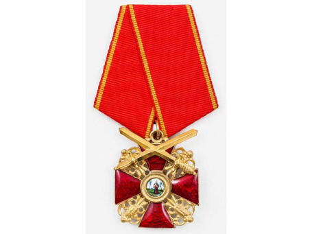 Орден Святой Анны III cт. с верхними мечами