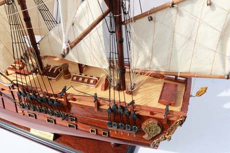 Модель парусного корабля "Bark Endeavour", 70 см
