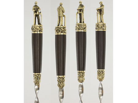 Шампуры "Газовики" (6 шт.) в колчане (VIP)