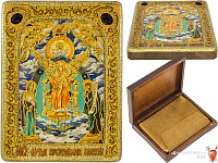 Именная икона "София - Премудрость Божия (Новгородская)" на мореном дубе