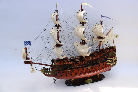 Модель парусного корабля "Soleil Royal", 90 см