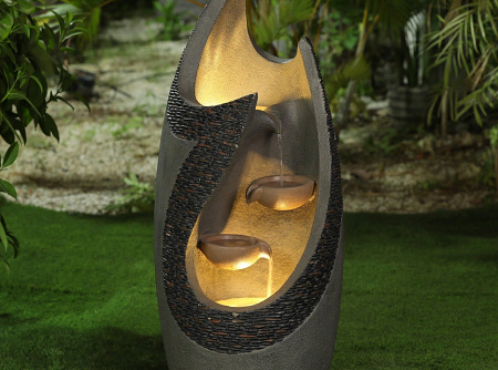 Фонтан для дачи и сада ''каскад Фантазия'' с подсветкой