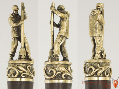 Шампуры "Нефтянники" (6 шт.) в колчане (VIP)