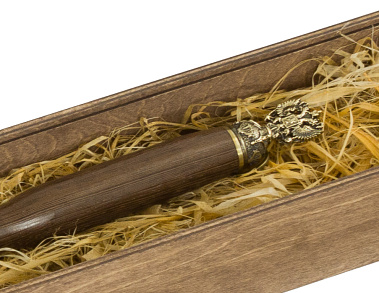 Ложка для обуви "Герб" (72см.) в подарочном футляре