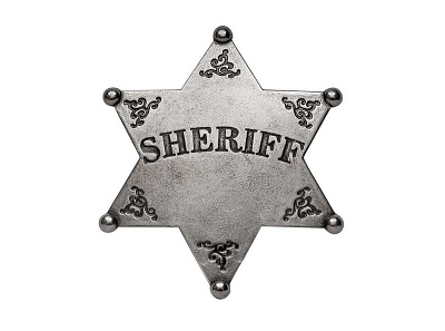 Значок шерифа США, шестиконечный