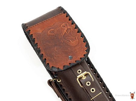 Набор шампуров "Капитан" (6 шт.) в колчане с раскладным мангалом