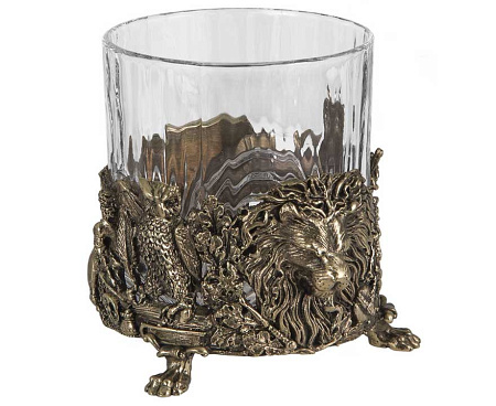 Набор 2-х бокалов для виски "Лев"