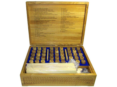 Игра настольная Русское лото "СССР", с бочонками, в резном ларце