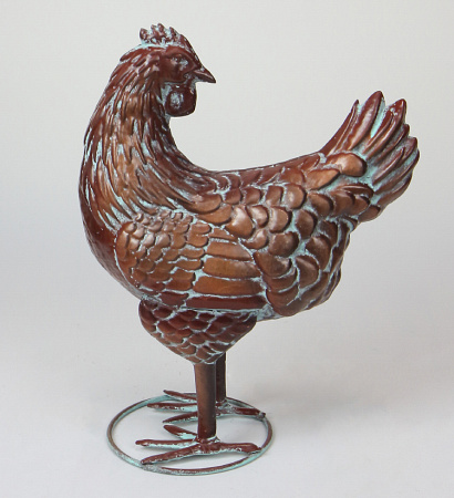 Фигуры садовые Петух и Курица (пара)