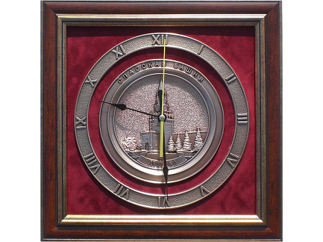 Настенные часы "Спасская башня" 34х34 см