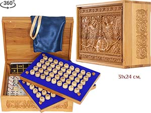 настольная игра лото, купить русское лото с деревянными бочонками
