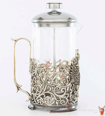 Френч-пресс  "Герб России", 600мл.