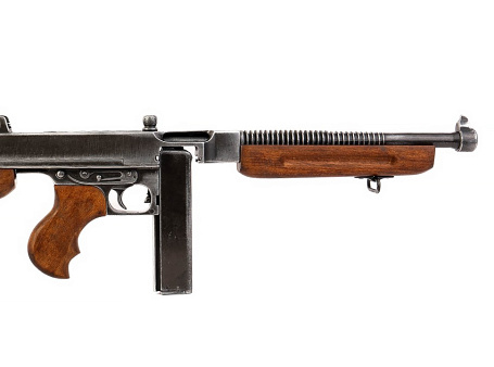 Автомат Томпсона M1A1 состаренный, армия США (макет, ММГ)