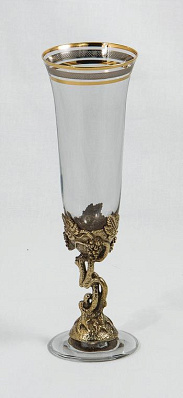 Набор из 2-х бокалов для шампанского "С юбилеем! 55 лет"