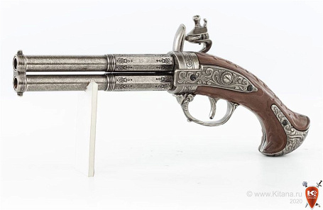 Пистоль 2-х ствольный (Франция, XVIII в.)