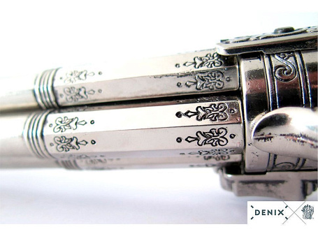 Пистолет кремневый 4-ствольный (Франция, XVIII в.)