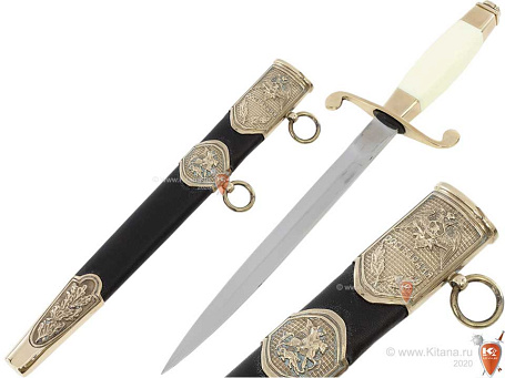 Кортик Росгвардия в футляре (лак)