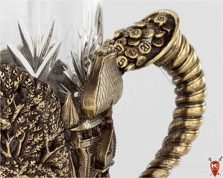 Подстаканник "С юбилеем! 55 лет" в футляре