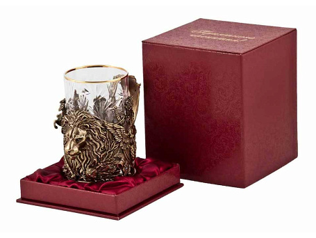 Подстаканник "Лев" (Власть Сила Мудрость)