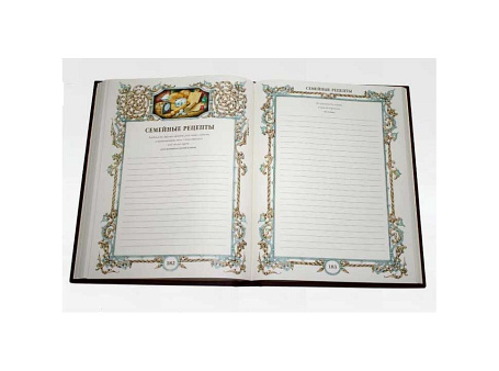 Книга "Семейная летопись" с литьем