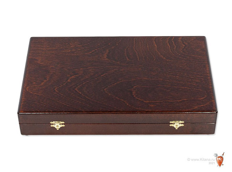 Револьвер системы Наган в деревянном футляре (макет, ММГ)