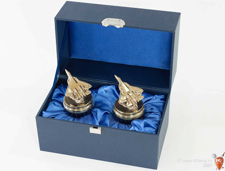 Штрафные стопки "СУ-57" (2шт.) в футляре