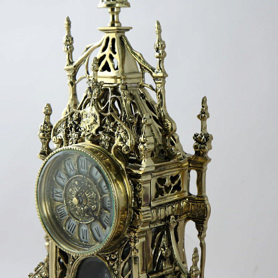 Часы каминные "Кафедрал", золото