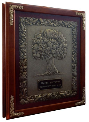 Деревянная ключница "Дерево изобилия" XXL