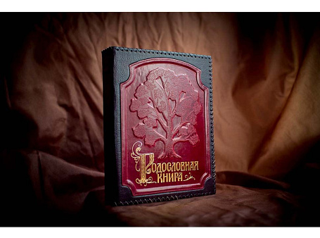 Родословная книга в кожаной обложке