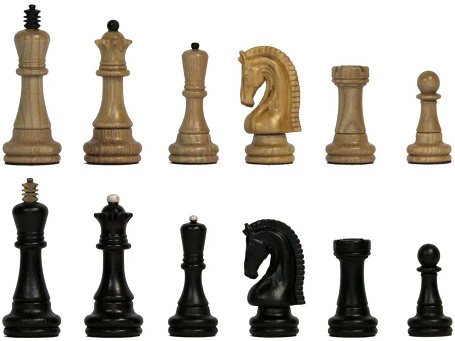 Набор Шахматы+Шашки стандартные (высота короля 10,4см.)