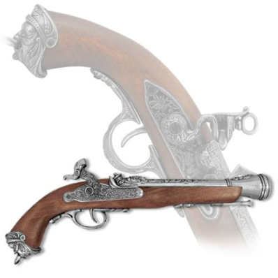 Пистолет кремневый (Италия, XVIII в.)