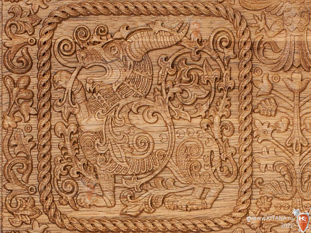 Нарды дорожные "Белокаменные" из массива дуба, 36х46см.