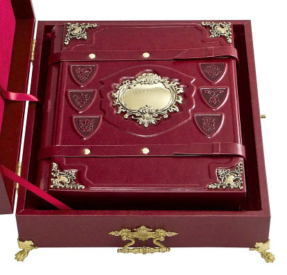 Родословная книга "Элитная" в ларце (экокожа)