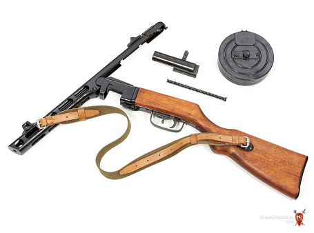 Пистолет-пулемёт Шпагина (ППШ) с ремнем (макет, ММГ)