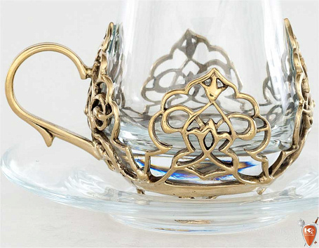 Армуд для чая "Восточный" с блюдцем