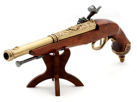 Пистолет с капсюльным ударным замком Брешия (Италия, 1825 г.)