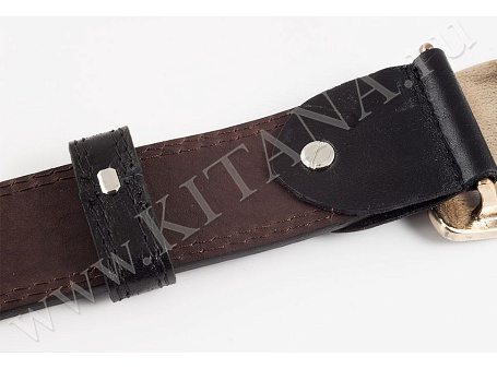 Ремень с молитвой, пряжка "Бык"